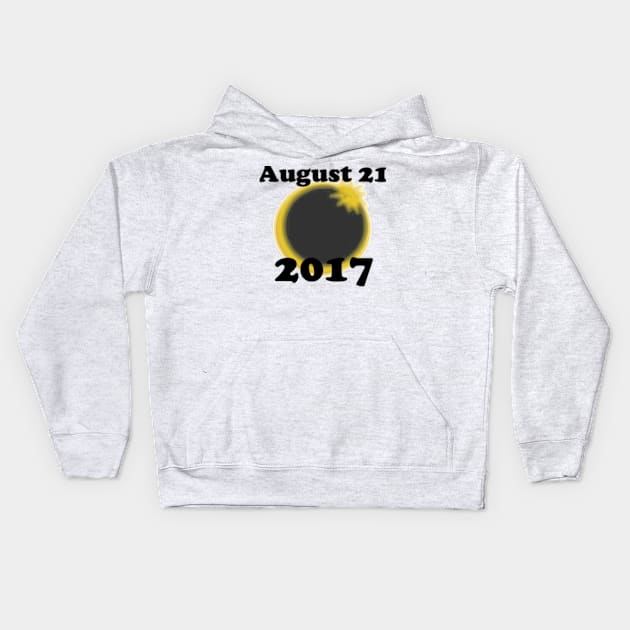 Eclipse 2017 Kids Hoodie by sgarciav